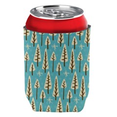 Vector-white-cartoon-trees-pattern Can Holder by nateshop