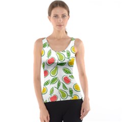 Fruit Fruits Food Illustration Background Pattern Tank Top by Ravend