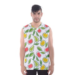 Fruit Fruits Food Illustration Background Pattern Men s Basketball Tank Top by Ravend