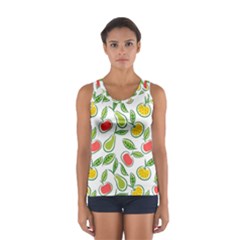 Fruit Fruits Food Illustration Background Pattern Sport Tank Top  by Ravend