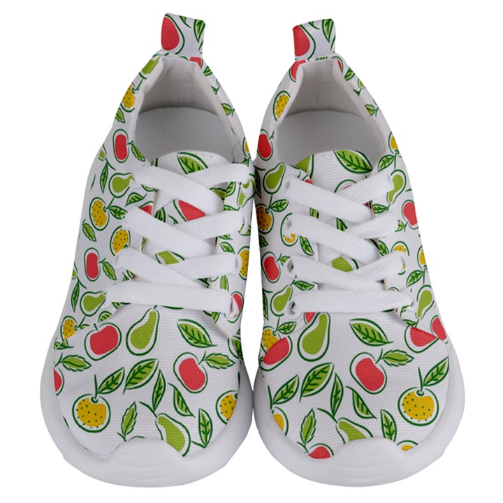 Fruit Fruits Food Illustration Background Pattern Kids  Lightweight Sports Shoes