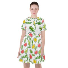 Fruit Fruits Food Illustration Background Pattern Sailor Dress by Ravend