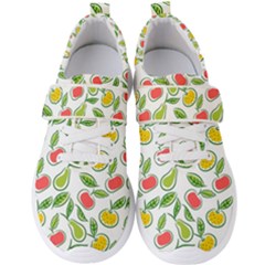 Fruit Fruits Food Illustration Background Pattern Men s Velcro Strap Shoes by Ravend