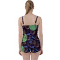 Pyramid Sphere Colorful Background Tie Front Two Piece Tankini View2