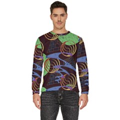 Pyramid Sphere Colorful Background Men s Fleece Sweatshirt by Ravend