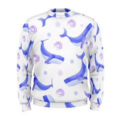 Whale Fish Sea Pattern Mammal Ocean Men s Sweatshirt by Ravend