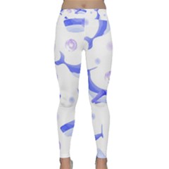 Whale Fish Sea Pattern Mammal Ocean Classic Yoga Leggings by Ravend