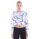 Whale Fish Sea Pattern Mammal Ocean Cropped Sweatshirt View1