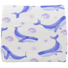 Whale Fish Sea Pattern Mammal Ocean Seat Cushion by Ravend