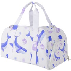 Whale Fish Sea Pattern Mammal Ocean Burner Gym Duffel Bag by Ravend