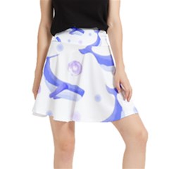 Whale Fish Sea Pattern Mammal Ocean Waistband Skirt by Ravend