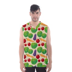 Food Illustration Pattern Texture Men s Basketball Tank Top by Ravend