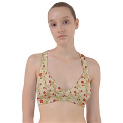 Illustration Pattern Flower Floral Sweetheart Sports Bra by Ravend