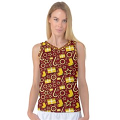 Pattern Paper Fabric Wrapping Women s Basketball Tank Top by Ravend