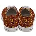 Pattern Paper Fabric Wrapping Men s Low Top Canvas Sneakers View4