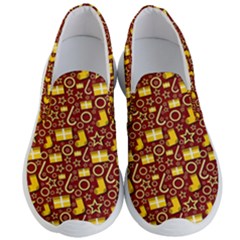 Pattern Paper Fabric Wrapping Men s Lightweight Slip Ons by Ravend