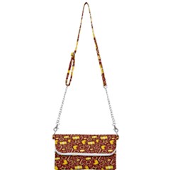 Pattern Paper Fabric Wrapping Mini Crossbody Handbag by Ravend