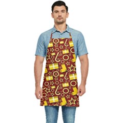 Pattern Paper Fabric Wrapping Kitchen Apron by Ravend