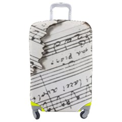 Music Notes Note Music Melody Sound Pattern Luggage Cover (medium) by Ravend