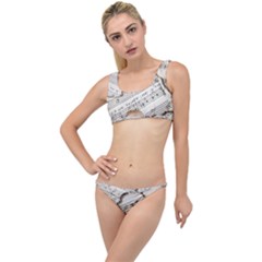 Music Notes Note Music Melody Sound Pattern The Little Details Bikini Set by Ravend