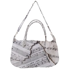 Music Notes Note Music Melody Sound Pattern Removal Strap Handbag by Ravend