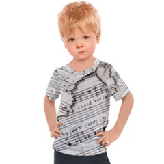 Music Notes Note Music Melody Sound Pattern Kids  Sports Tee