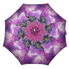 Astronaut Earth Space Planet Fantasy Straight Umbrellas by Ravend