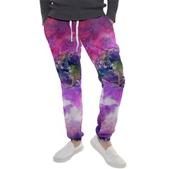 Astronaut Earth Space Planet Fantasy Men s Jogger Sweatpants by Ravend