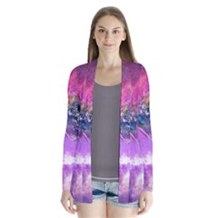 Astronaut Earth Space Planet Fantasy Drape Collar Cardigan by Ravend