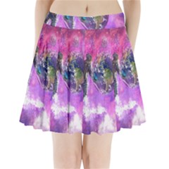 Astronaut Earth Space Planet Fantasy Pleated Mini Skirt by Ravend