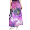 Astronaut Earth Space Planet Fantasy Maxi Chiffon Skirt View1