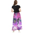 Astronaut Earth Space Planet Fantasy Maxi Chiffon Skirt View2