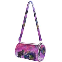 Astronaut Earth Space Planet Fantasy Mini Cylinder Bag by Ravend