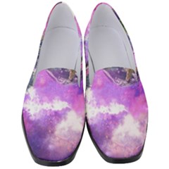 Astronaut Earth Space Planet Fantasy Women s Classic Loafer Heels