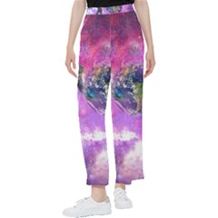 Astronaut Earth Space Planet Fantasy Women s Pants  by Ravend