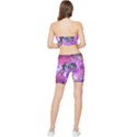 Astronaut Earth Space Planet Fantasy Stretch Shorts and Tube Top Set View2