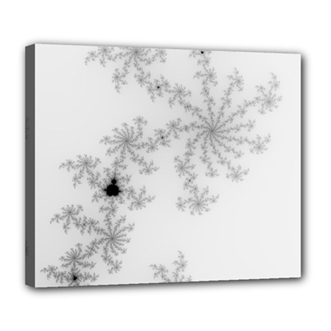 Almond Bread Apple Males Mandelbrot Mathematic Deluxe Canvas 24  X 20  (stretched) by danenraven