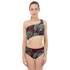 Art 3d Mandelbulb Mandelbrot Fractal Graphic Spliced Up Two Piece Swimsuit by danenraven