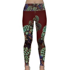 Art 3d Mandelbulb Mandelbrot Fractal Graphic Lightweight Velour Classic Yoga Leggings by danenraven