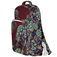 Art 3d Mandelbulb Mandelbrot Fractal Graphic Double Compartment Backpack by danenraven