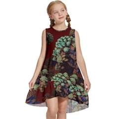 Art 3d Mandelbulb Mandelbrot Fractal Graphic Kids  Frill Swing Dress