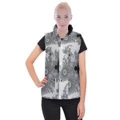 Apple Males Almond Bread Abstract Women s Button Up Vest by danenraven