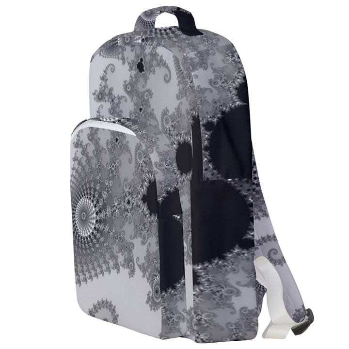 Apple Males Almond Bread Abstract Double Compartment Backpack