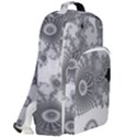 Apple Males Almond Bread Abstract Double Compartment Backpack View2