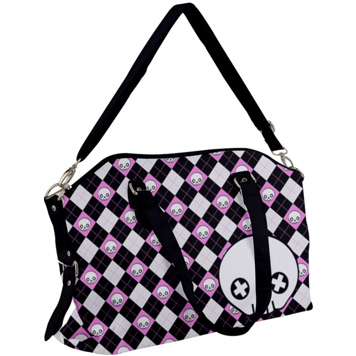 cute skulls Canvas Crossbody Bag