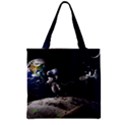 Planet Ball Shaped Universe Science Zipper Grocery Tote Bag View2