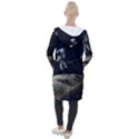 Planet Ball Shaped Universe Science Hooded Pocket Cardigan View2