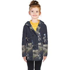 Planet Ball Shaped Universe Science Kids  Double Breasted Button Coat by Wegoenart