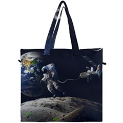 Planet Ball Shaped Universe Science Canvas Travel Bag by Wegoenart