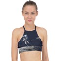 Planet Ball Shaped Universe Science Racer Front Bikini Top View1